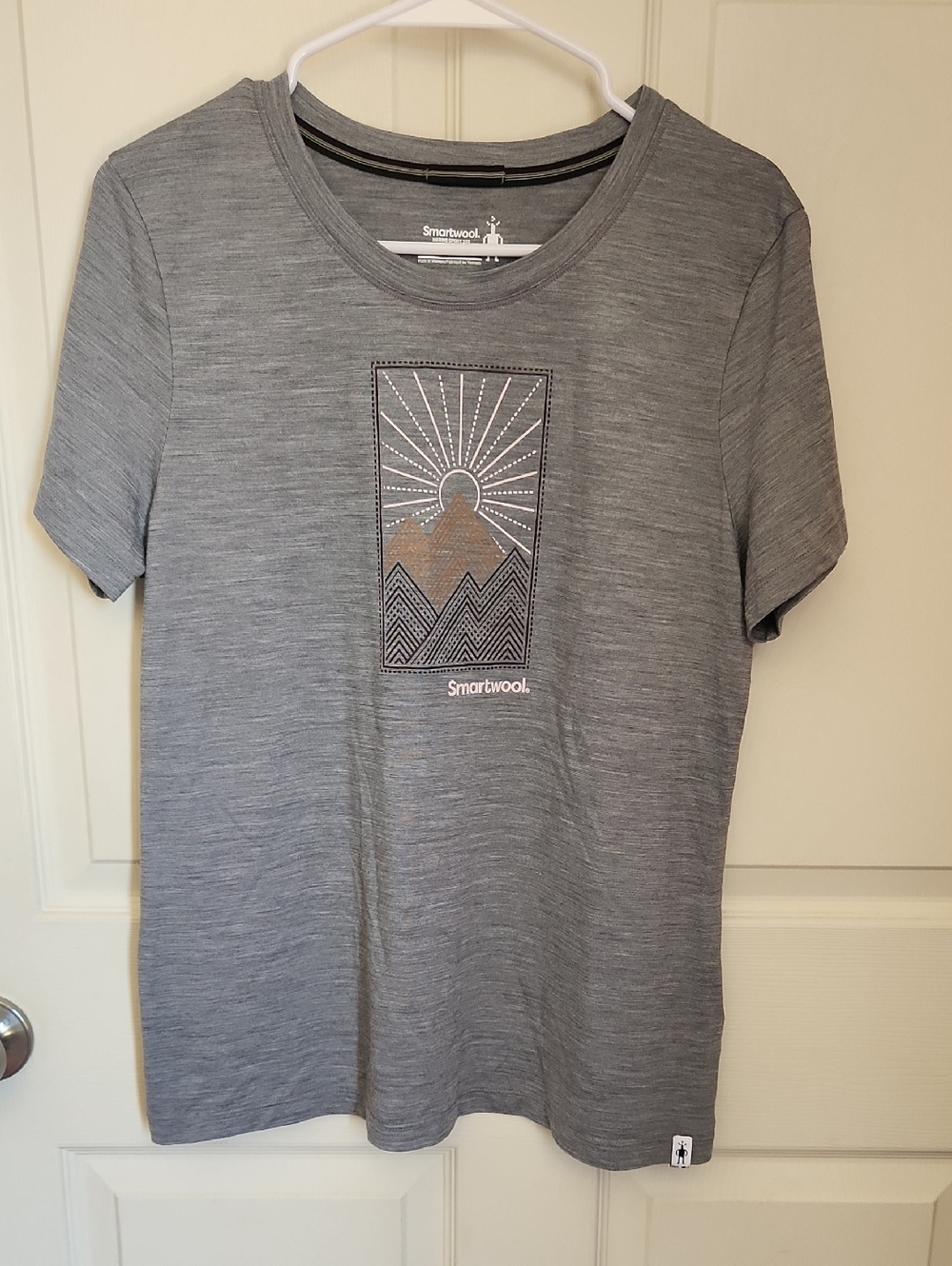Smartwool Heather Gray Short-Sleeve Graphic Tee